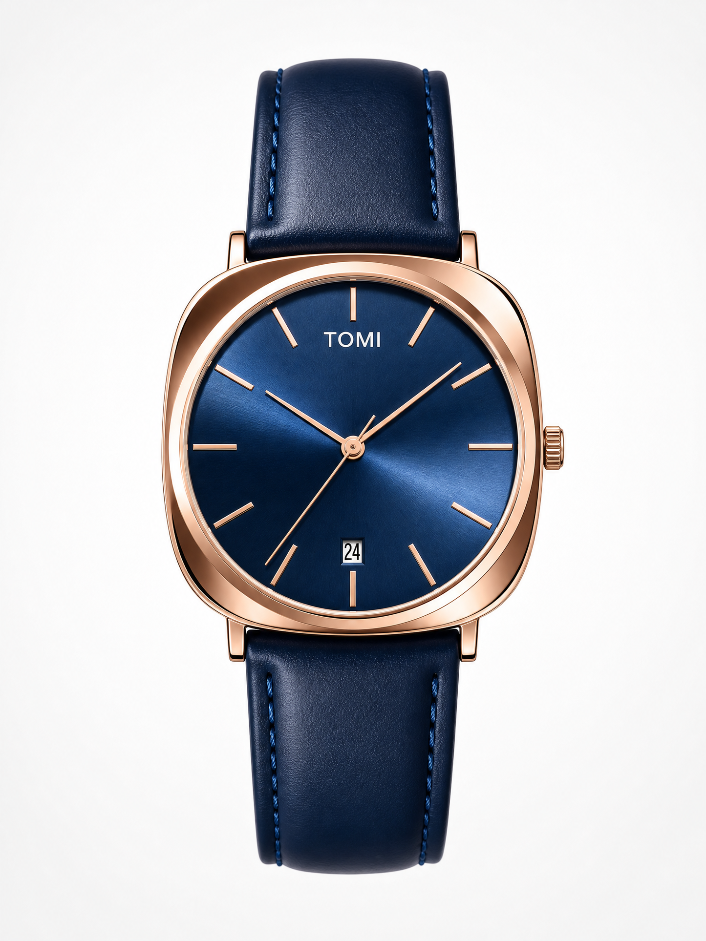 Tomi Leather Strap With Box (Date Working)