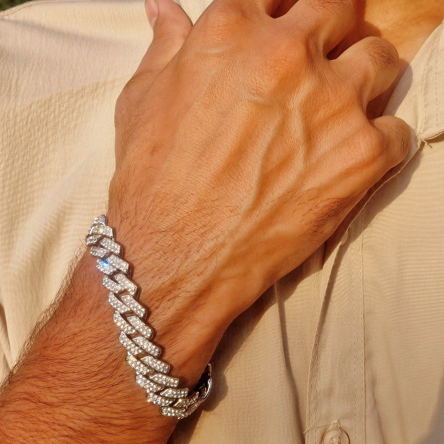 Crystal Link Bracelete