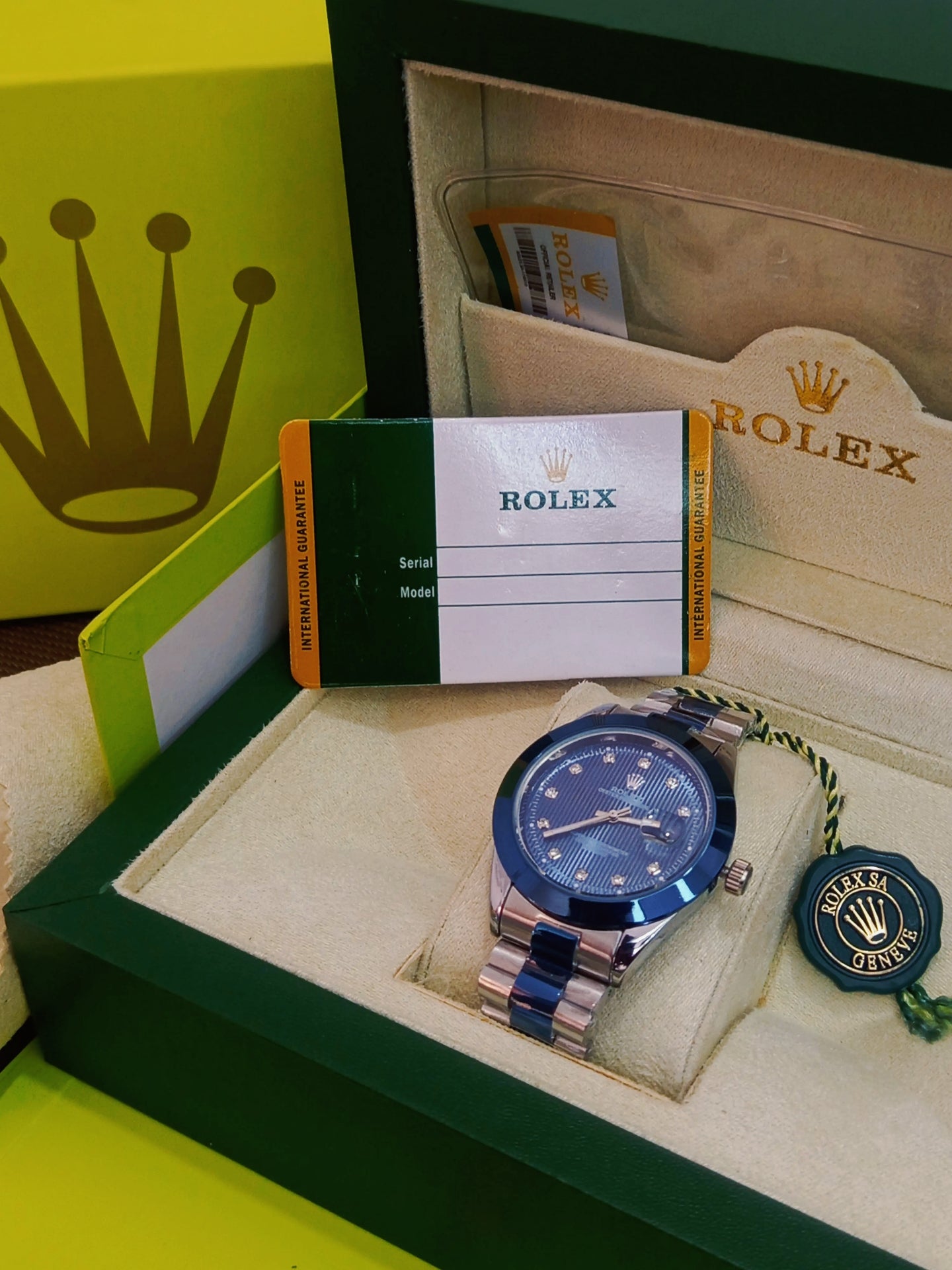 Rlx Date Just In Two Tone