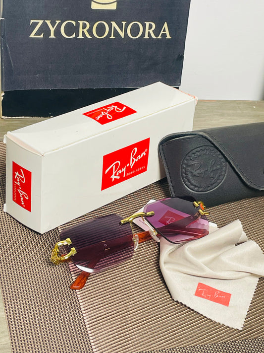 Sheer Purple Shades In Wooden Texture